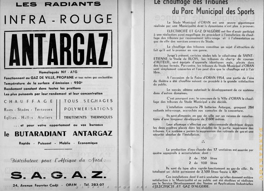 ORAN 5 MAI 1957 PLAQUETTE D INAUGURATION DU STADE MUNICIPAL  (7).jpg